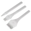 OSALADI 3 Pcs Leather Craft Tool Prong Hand Stitched Hole