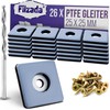 Filzada® 26 x Teflon Glides for Screwing – 25 x