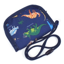 COLORFUL CANDY STYLE Coin Case PET Discovery! Explore! Dinosaur Continent (Navy)