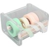 1Pc Clear Visible Washi Packaging Tape Dispenser,Office Tape Holder,Tape Holder