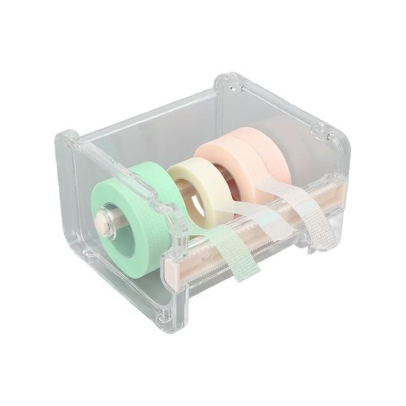 1Pc Clear Visible Washi Packaging Tape Dispenser,Office Tape Holder,Tape Holder