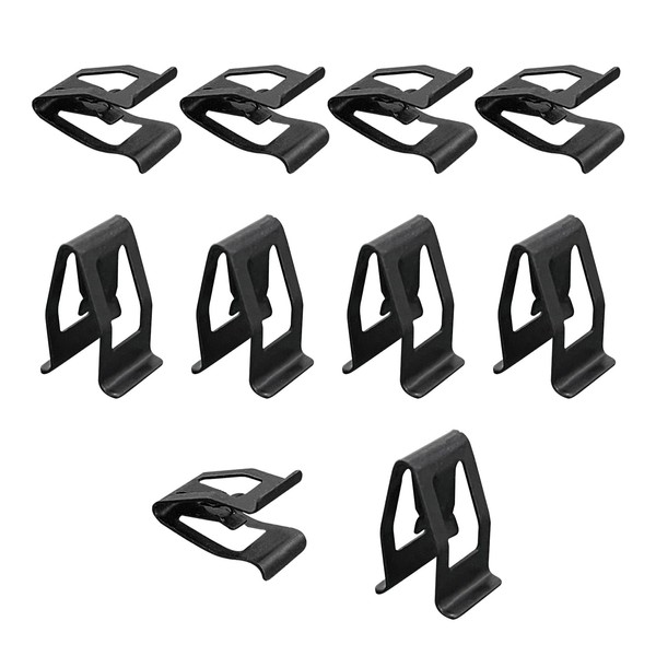 10 PCS Dashboard Trim Clips, Metal Car Front Console Dash