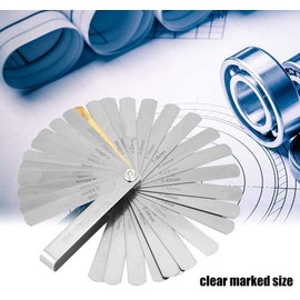 BOBOZHONG Feeler gauge set, the feeler gauge has the double marked metric and imperial gap measuring tool for measuring the gap width or thickness