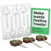 Candy Molds N More Three Leaf Clover Shamrock Lollipop Chocolate