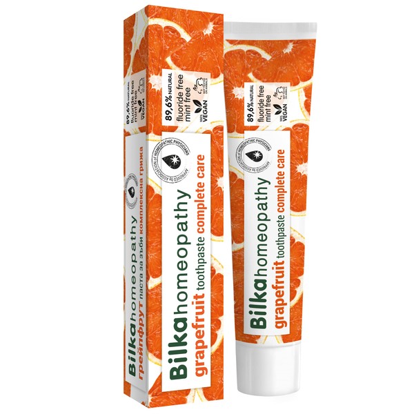 Toothpaste, natural toothpaste with xylitol, grapefruit flavour, fluoride free, menthol free, sugar free, 75 ml