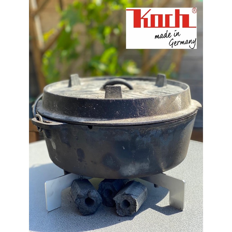 KOCH #49 Sturdy Stainless Steel Dutch Oven Coaster/Pot Stand Premium