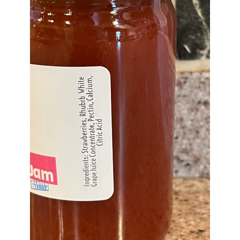 My Country Cupboard No Sugar Added Strawberry Rhubarb Jam with