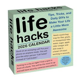 Life Hacks 2026 Day-to-Day Calendar