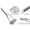 TAFOND Potato Masher Stainless Steel, Heavy Duty Ricer with Durable