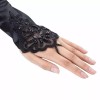 Unbranded Fingerless Long Gloves Elbow Length Satin Gloves Opera Evening
