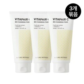 Nature Republic 1+1+1 Vita Fair C Big Cleansing Foam Single Option PK3245 / 1+1+1 비타페어C 빅 클렌징 폼 단일옵션 PK3245