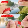 Fishing Hook Sharpener Grinding Tool: 4pcs Double Sided Diamond File