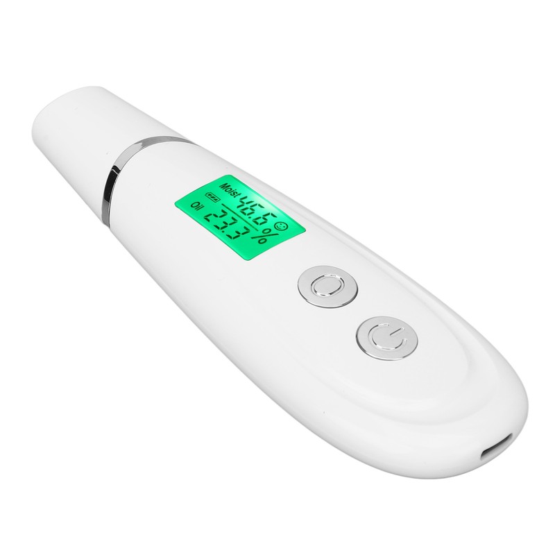 Skin Detector White Facial Moisture Tester Detector Skin Oil Content