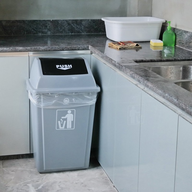 Yubine 30 Gallon Large Plastic Trash Bags, Clear Garbage Bag,