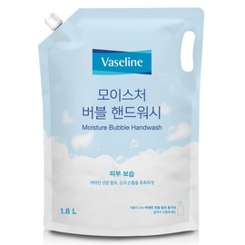 Aekyung Vaseline Moisture Bubble Hand Wash Refill, 1.8L, 1 pc / 애경바세린 모이스처 버블 핸드워시 리필, 1.8L, 1개