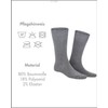 KUNERT Men's Socks (Pack of 2), Silver-mel.