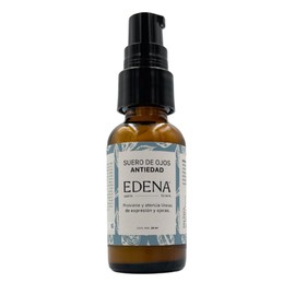 EDENA | Sérum Contorno de Ojos con Cafeína y Ácido Hialurónico | Anti Ojeras, Bolsas y Líneas Finas | Hidratación Profunda, Reafirma y Desinflama | 30 mililitros