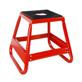 Jack Boss Motorcycle Stand Lift Dirt Bike Stand, Universal Panel Dirtbike Stand Jack Fit for Yamaha Honda Kawasaki, 1000LBS Capacity Removable Maintenance Motocross Stand Red