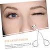 MERRYHAPY 2pcs Women's Eyelash Curler Mini Portable Stainless-steel Lash Curler