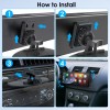 Universal CarPlay Screen CD Slot Mount 360° Adjustable for Car