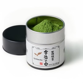 TAGASHIRA CHAHO Té Verde Matcha Uji "Uji No Shiro" En Polvo (30 G/1,06 Oz) - Primera Cosecha, Molido En Piedra, Auténtico Grado Ceremonial, 100 % Producto De Japón