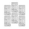4 Pcs Erasing Shields Stainless Steel Drawing Template Shields Drafting