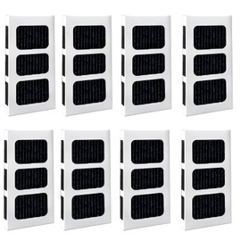 8 Pack Refrigerator Air Filter Replacement Compatible for PAULTRA2,Frigidaire Pure Air Ultra 2, Pure Air Ultra ii & Electrolux FRIDGIDARE Model 242047805, 5303918847, EAP12364179