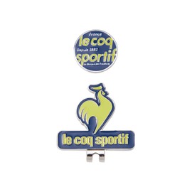 Coq Sportif LG5SAZ60M Marker Clip Type, Reversible, Golf, New Color BLLM (Blue x Lime), F