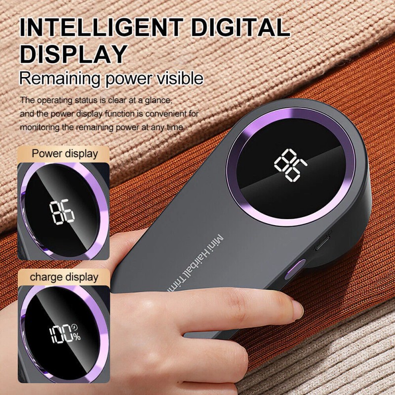 Electric Clothes Lint Pill Fluff Remover Rechargeable Fabric Sweater Fuzz