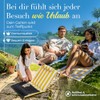 Strandmatte klappbar mit Dicker Polsterung –strandliege klappbar leicht für Strand,