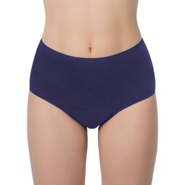 AIRCUTE Absorbent Urinary Incontinence Underwear for Women Seamless Sanding High Waist Panty for Bladder Leaks Protection 60ML(Deep Blue, 3X-Large)