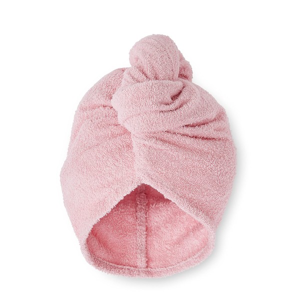 Catherine Lansfield Quick Dry Cotton Turbie Head Towel Pink
