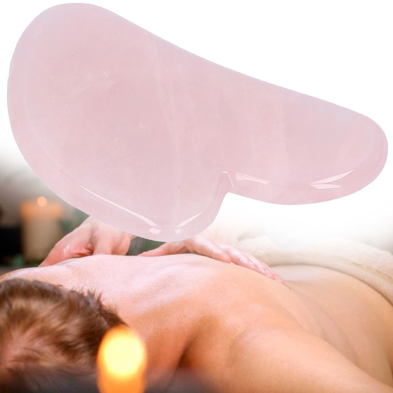 Gua Sha Heart Shape Beauty Tool Natural Jade Scraping Board