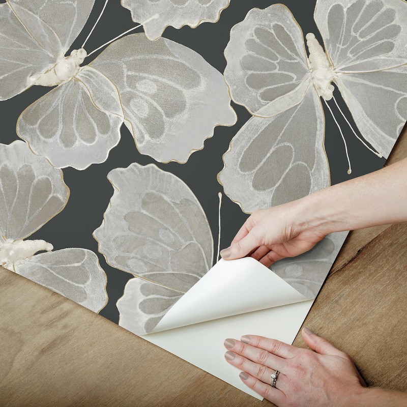 York Wallcoverings Aviva Stanoff Monarch Onyx Premium Peel and Stick