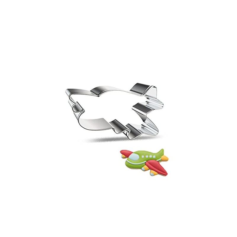WJSYSHOP Airplane Aircraft Shape Cookie Cutter - C