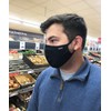 Reusable Black Polyester Face Covering | 2 Pack | Washable