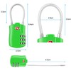 Pack of 2, TSA Luggage Locks Diyife 3 Digit Security