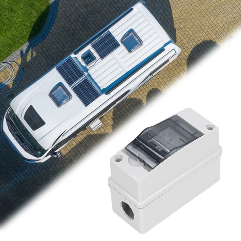 PV Solar Disconnect Switch 2P 40A IP65 Waterproof PA66 Shell