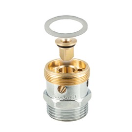 tecuro Pipe Aerator for Outlet Valves M28 x 1 Male x 3/4 Inch Male Thread - Chrome-Plated and DVGW Approved, Made of Robust Brass