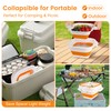 Collapsible Colander Set with Strainer Bowl, 2 in 1 Fruit