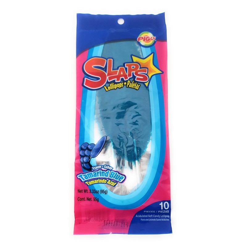 Slaps Paletas / Lollipops, Mango, Sandia (Watermelon) and Tamarindo Azul