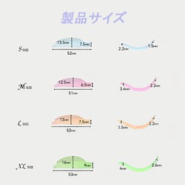 CHANJIF まつげリフティングシリコンパッド 8個入り まつげ補助ツール シリコンパッド 粘着性 柔らかい 再利用可能 まつげリフトツール