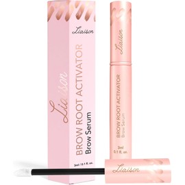 Liaison Cejas Bond Cejas Crecimiento Suero – Natural Peptide Brow Boost & Enhancer para cejas más largas, más completas y gruesas – Vegano, libre de crueldad, sin parabenos y sin talco – Fórmula libre de irritación