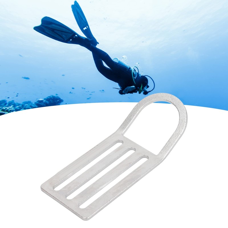 Weight Belt D-Ring, Stainless Steel Dive Weight Belt Keeper Stopper