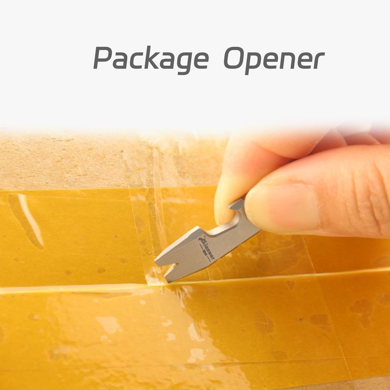 Titanium Mini EDC Pry Bar, Mini Crowbar, Multi-tool Scraper Opener,