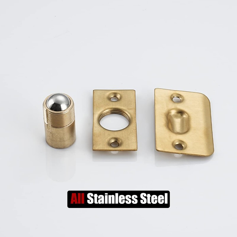 JQK Closet Ball Catch Door Hardware, Stainless Steel Catch Adjustable