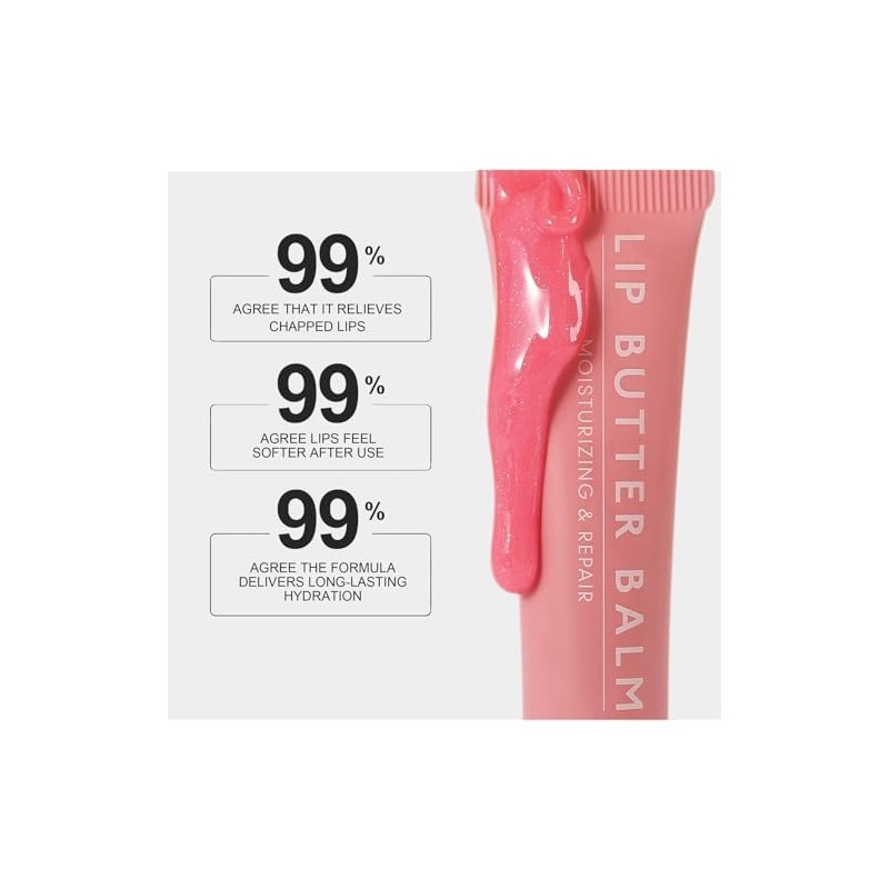 Bálsamo Labial Con Color, 4 Unidades, Hidratante Natural, Con Manteca