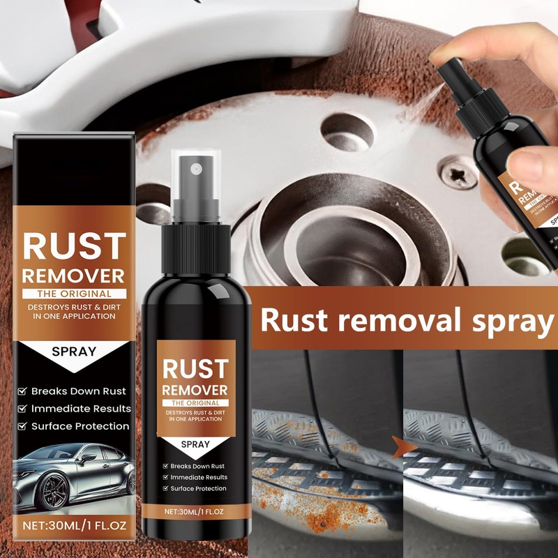 marveher Rust Remover Spray Heavy Duty Metal Cleaner, Upgrade Rust