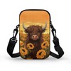 HELLHERO Highland Cow Purses for Women Teen Girls Small Crossbody