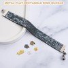 sourcing map 200Pcs Ribbon Ends, 16mm Ribbon Crimp Clamp End